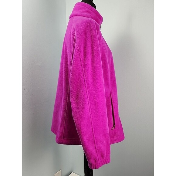 Columbia Womens 1X Benton Springs Full-Zip Fleece Jacket Zipper Pockets - Picture 4 of 15